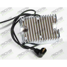 Rick's Motorsports Electrics Universal Hot Shot Style Rectifier-Regulator for Harley Davidson Super Glide/Wide Glide/Heritage Softtail Classic/Electra Glide '08-20, Low Rider '18-20 (All Models)
